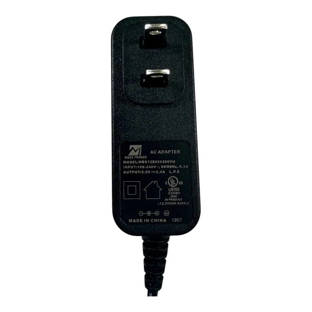 Mass Power AC‎ Adapter NBS12E050200VU Power Supply Charger Cord